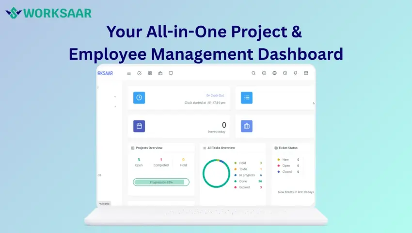 WorkSaar Cloud – Project & Employee Management SaaS