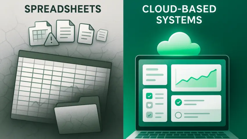 Why Businesses Should Shift From Excel to Cloud-Based Systems in 2025